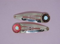 Haarspeldje Donut choco